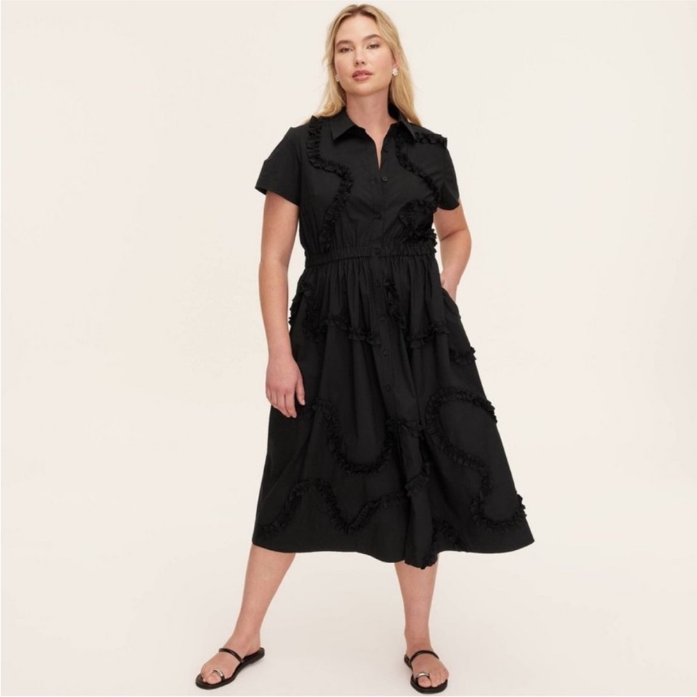 Kate Spade x Target Black Midi Dress